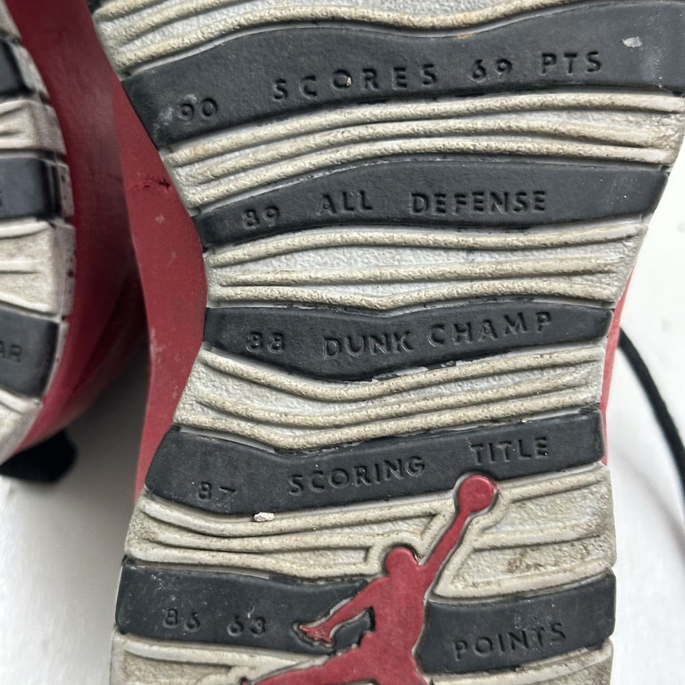 Air‎ Jordan 10 Retro 30th Bulls Over Broadway Shoes Men 9 Gym Red 705178 601 - Picture 15 of 16